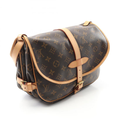 Louis Vuitton Coated Canvas Brown Shoulder Bags