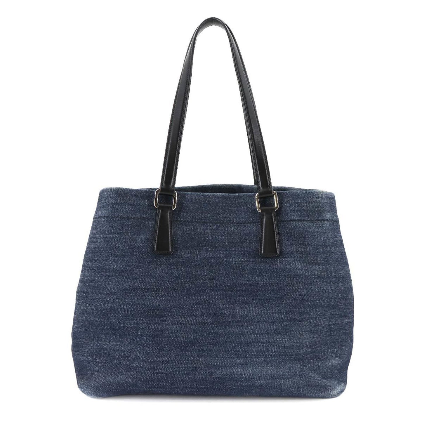Prada Denim Black Tote Bags