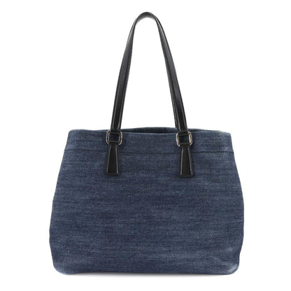Prada Denim Black Tote Bags