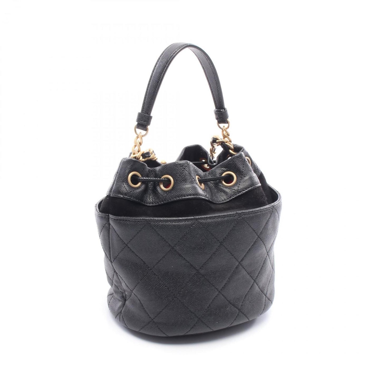 Chanel Calfskin Black Shoulder Bags