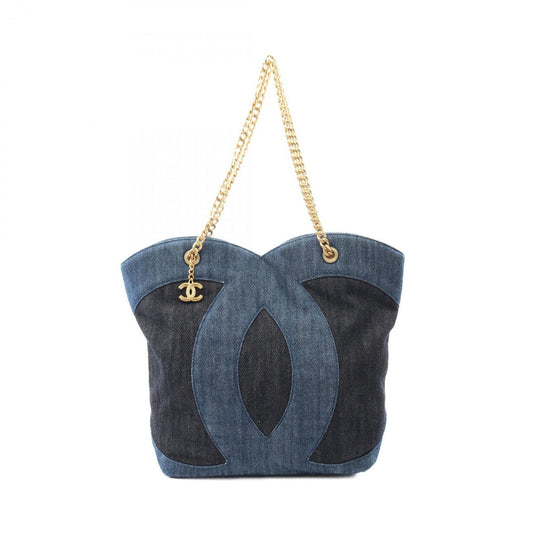Chanel Denim Blue Tote Bags