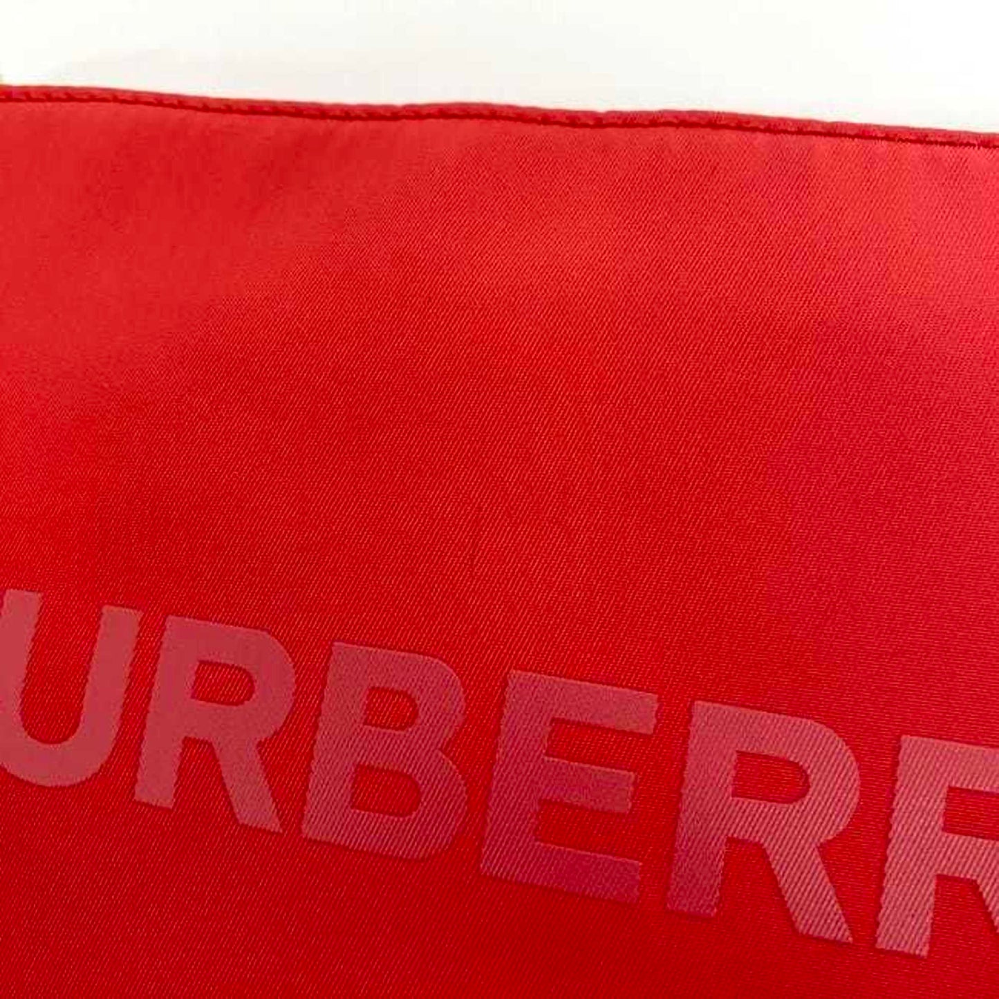 Burberry Nylon Red Clutch Bags