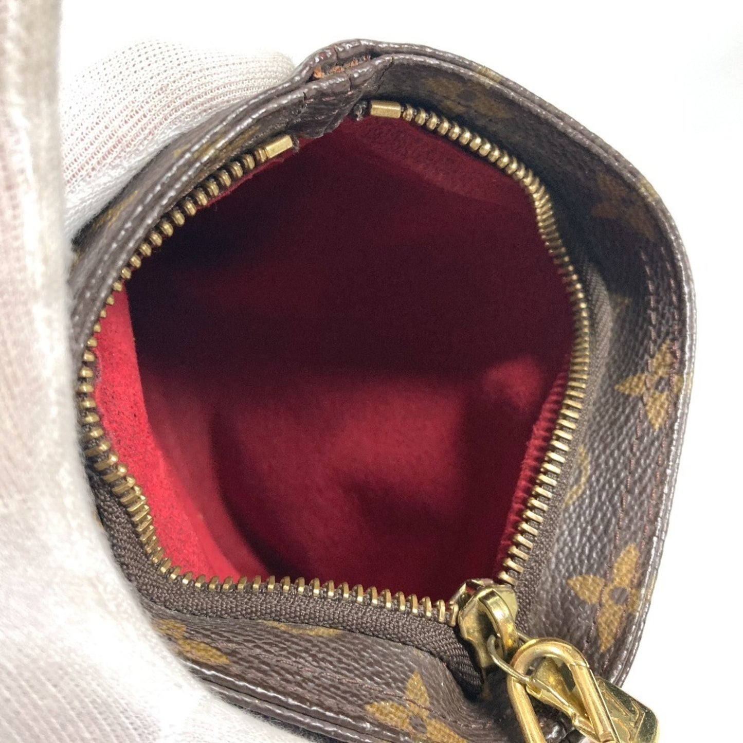 Louis Vuitton Monogram Canvas Brown Clutch Bags