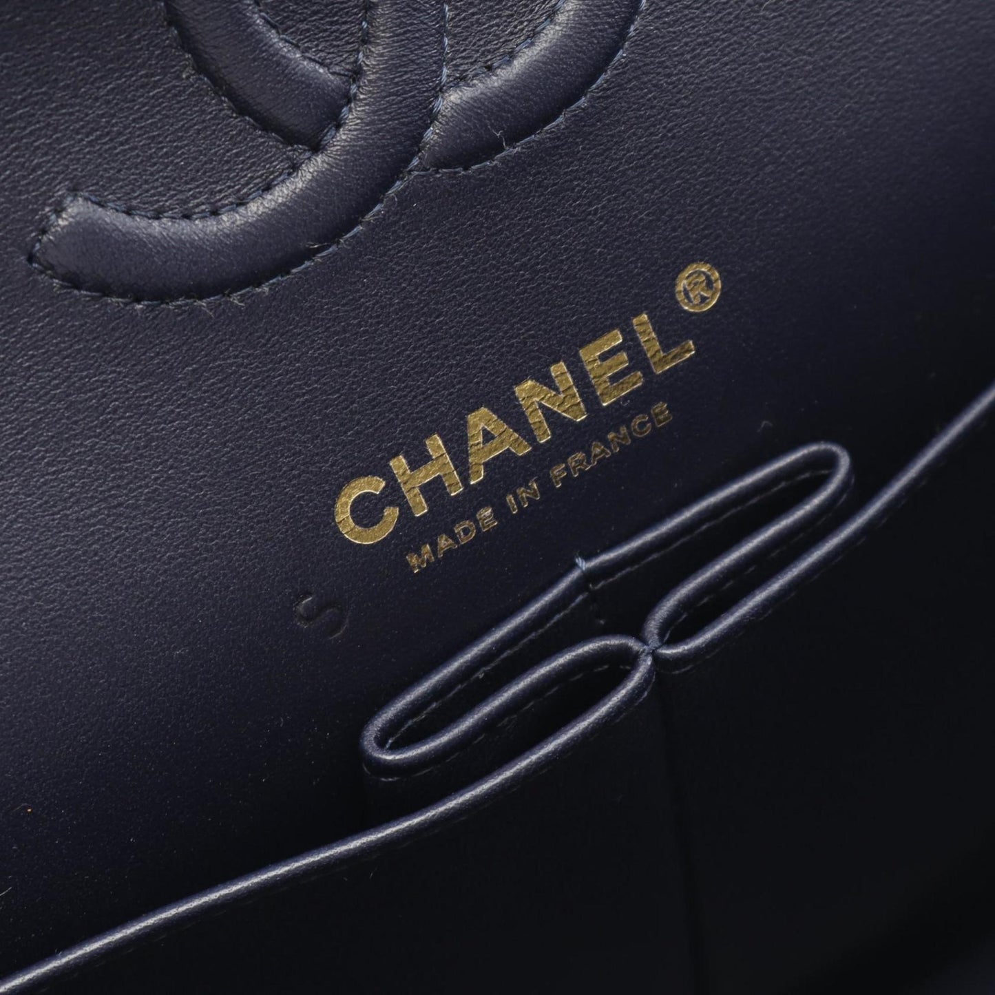 Chanel Calfskin Blue Shoulder Bags