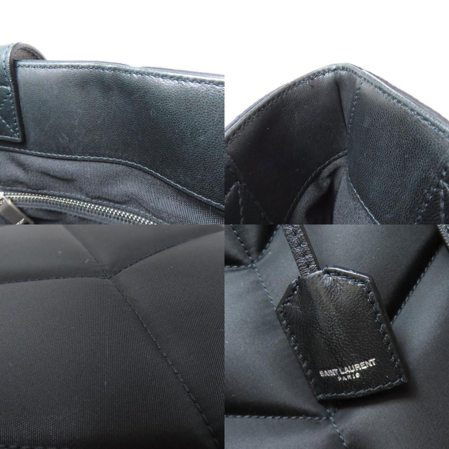 Saint Laurent Nylon Black Tote Bags