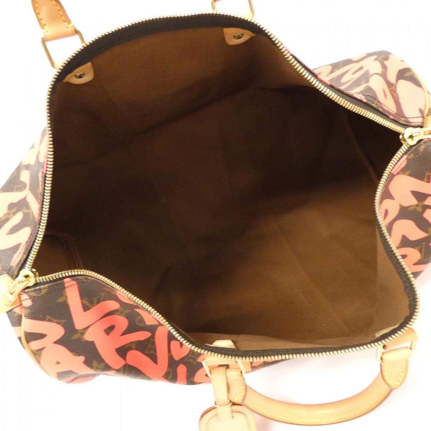 Louis Vuitton Coated Canvas Pink Travel Bags