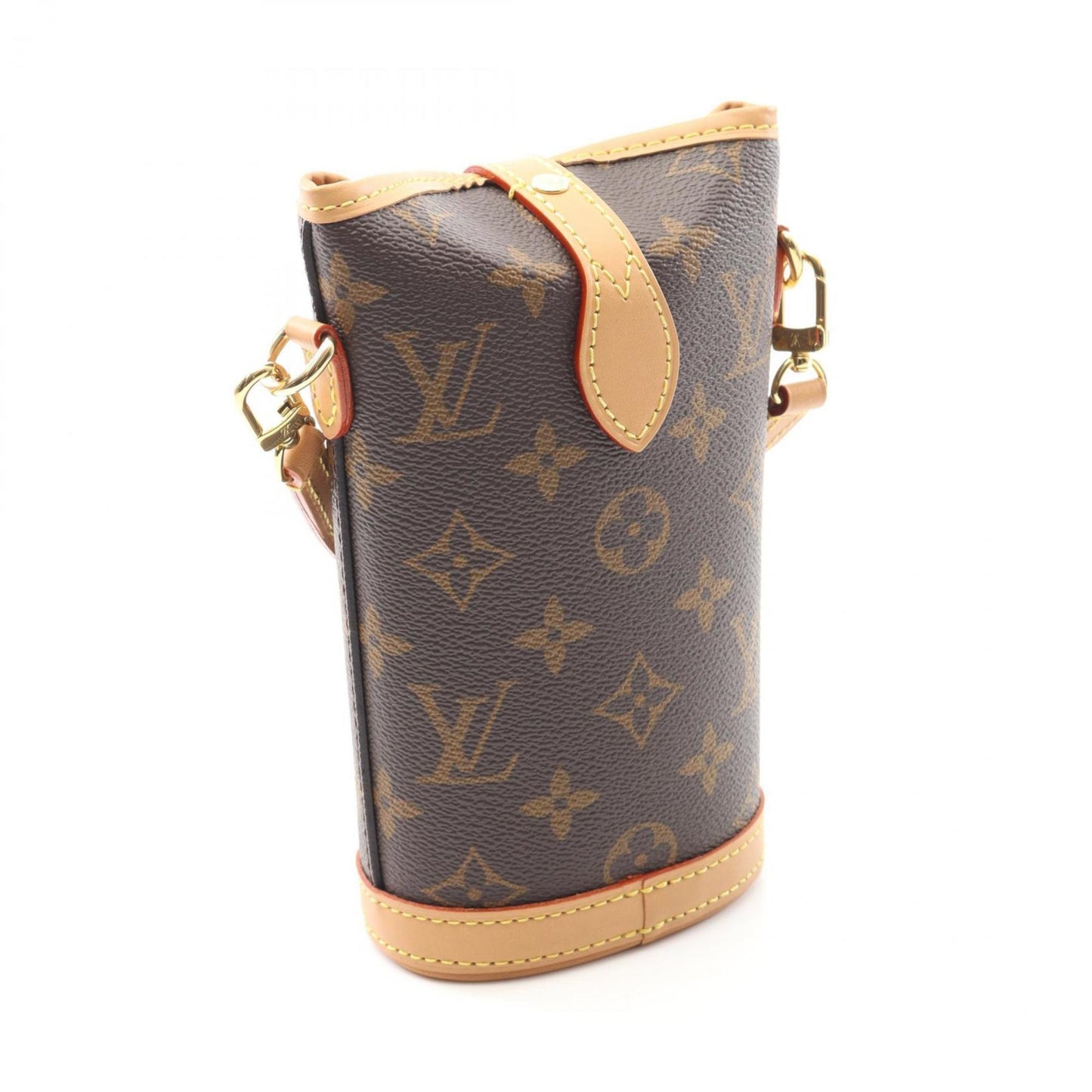 Louis Vuitton Coated Canvas Brown Shoulder Bags