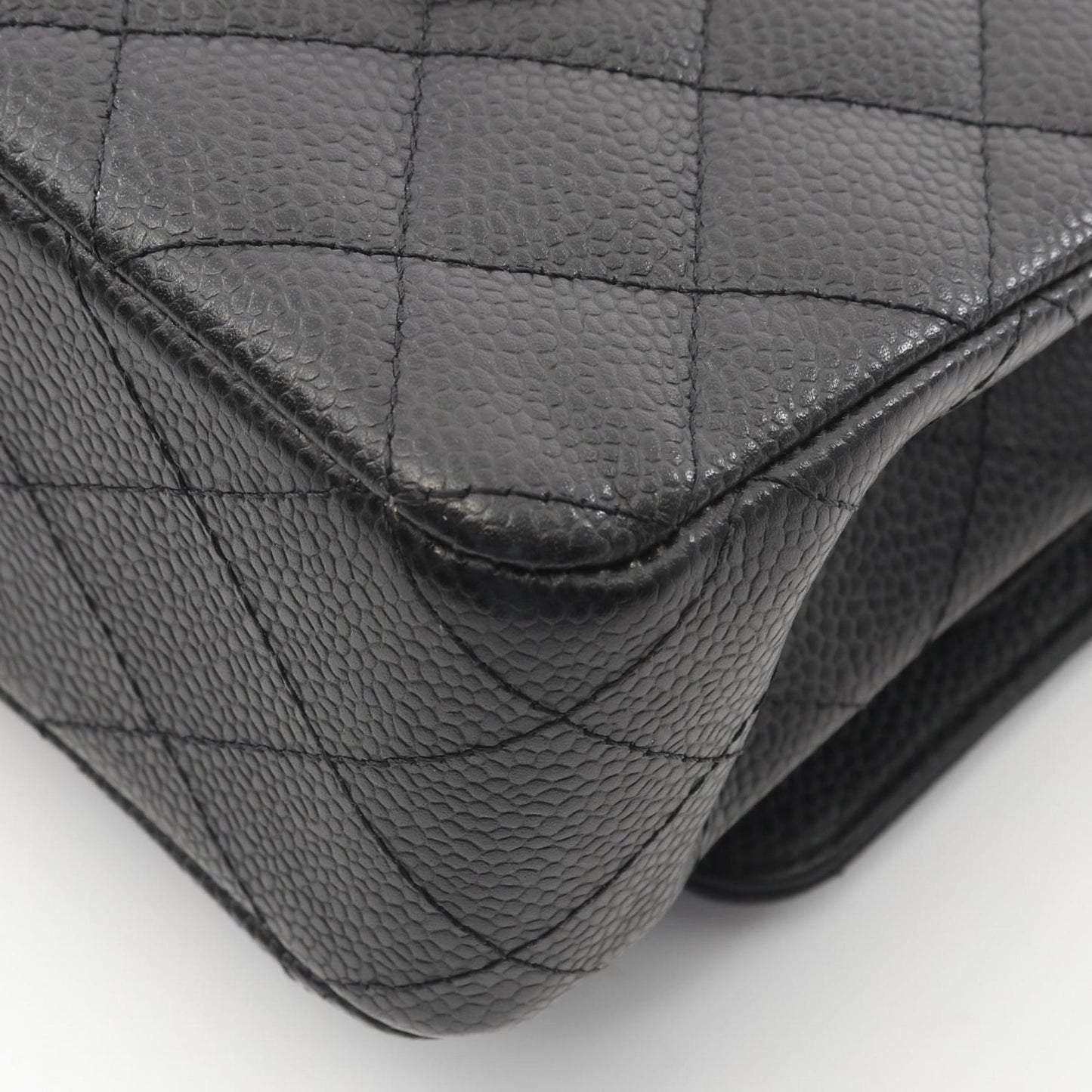 Chanel Calfskin Black Shoulder Bags
