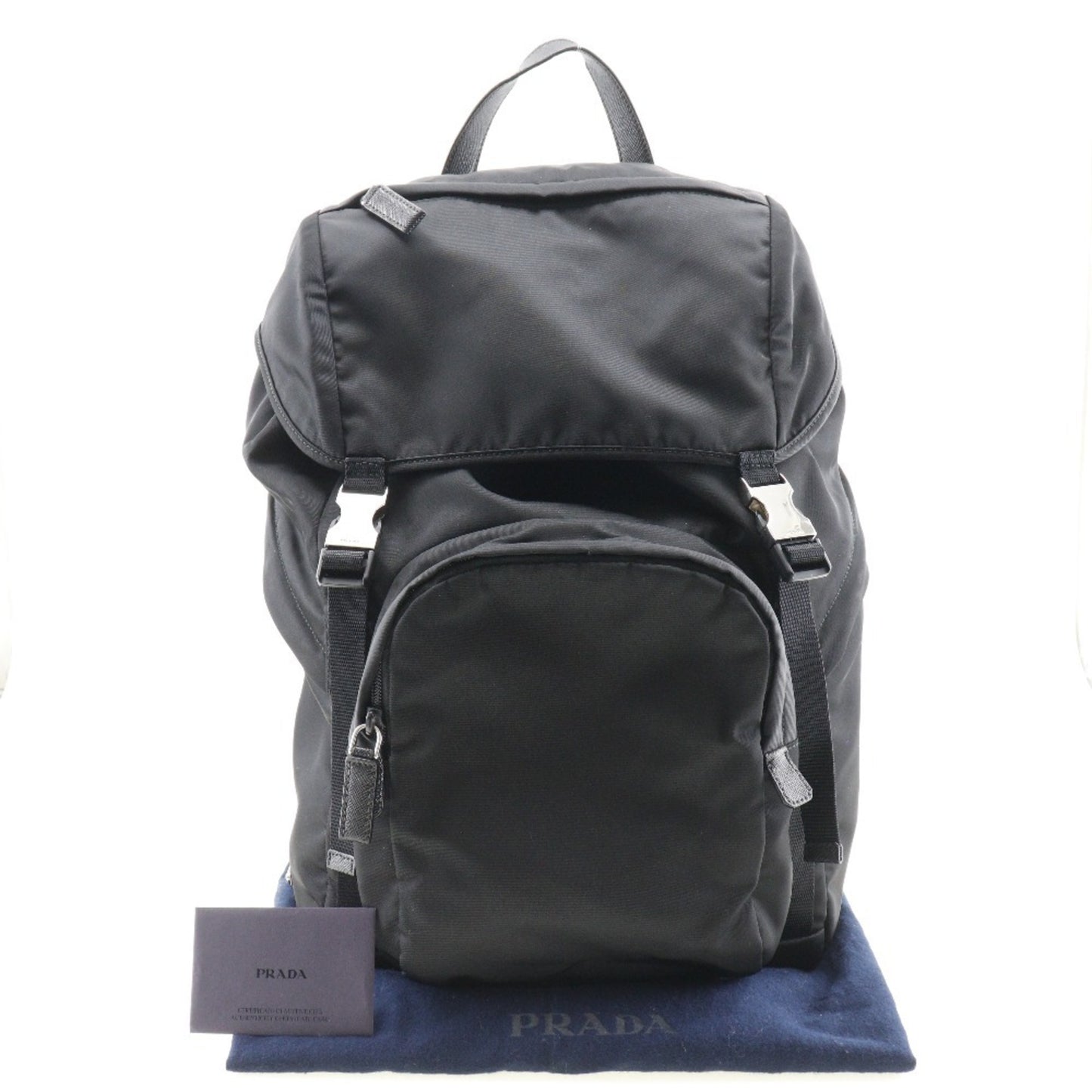 Prada Nylon Black Backpacks