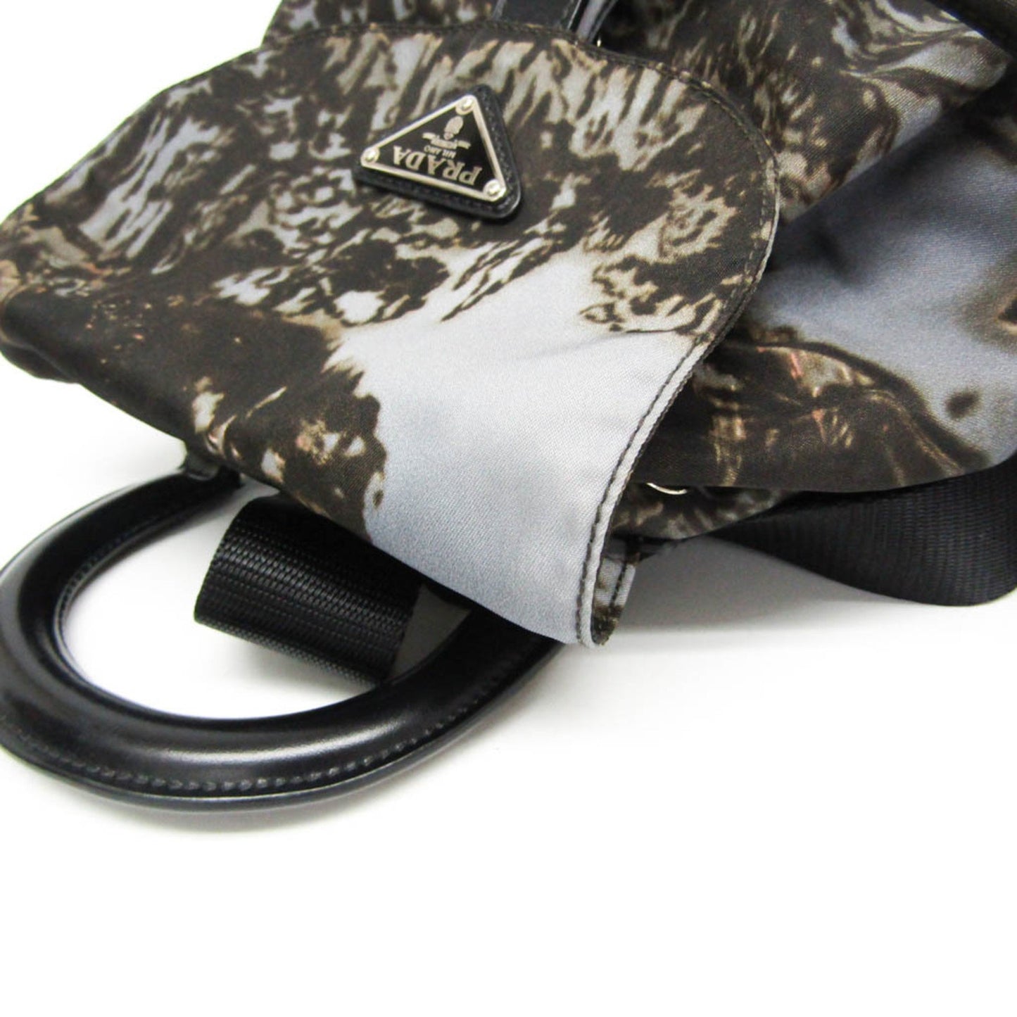 Prada Nylon Gray Backpacks