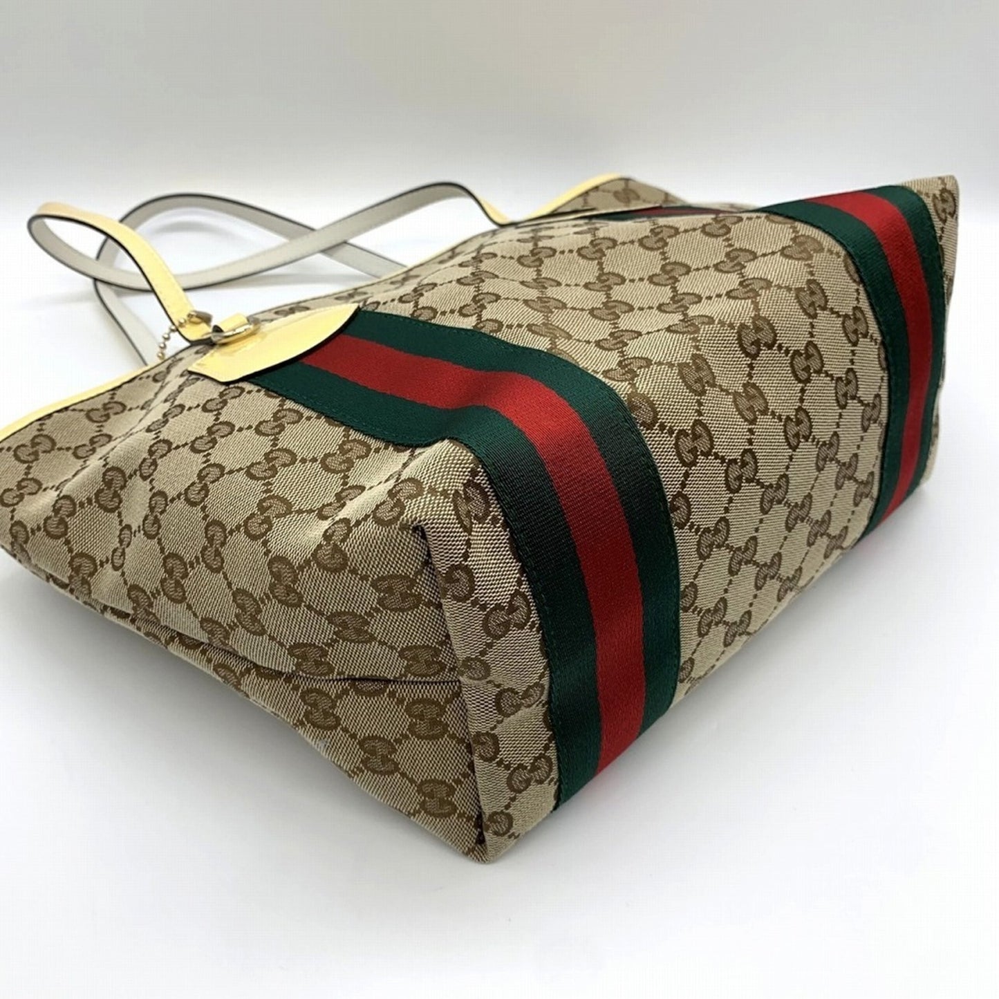 Gucci Canvas Brown Tote Bags