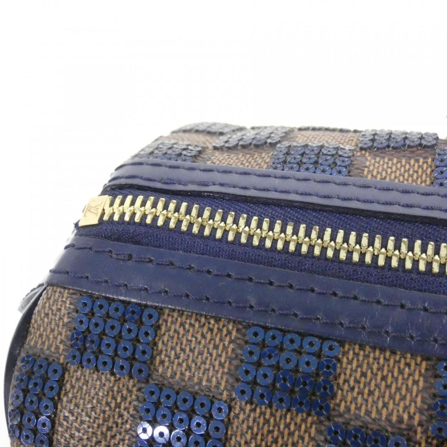 Louis Vuitton Coated Canvas Blue Travel Bags