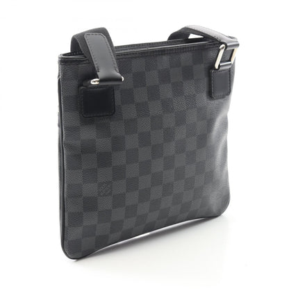Louis Vuitton Coated Canvas Black Shoulder Bags