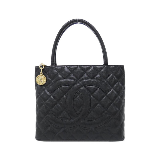 Chanel Calfskin Black Handbags