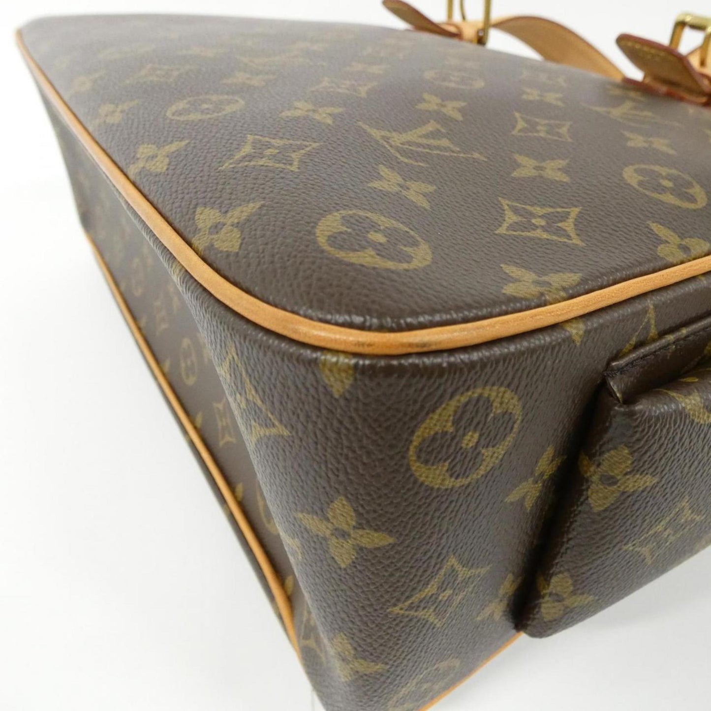 Louis Vuitton Coated Canvas Brown Handbags