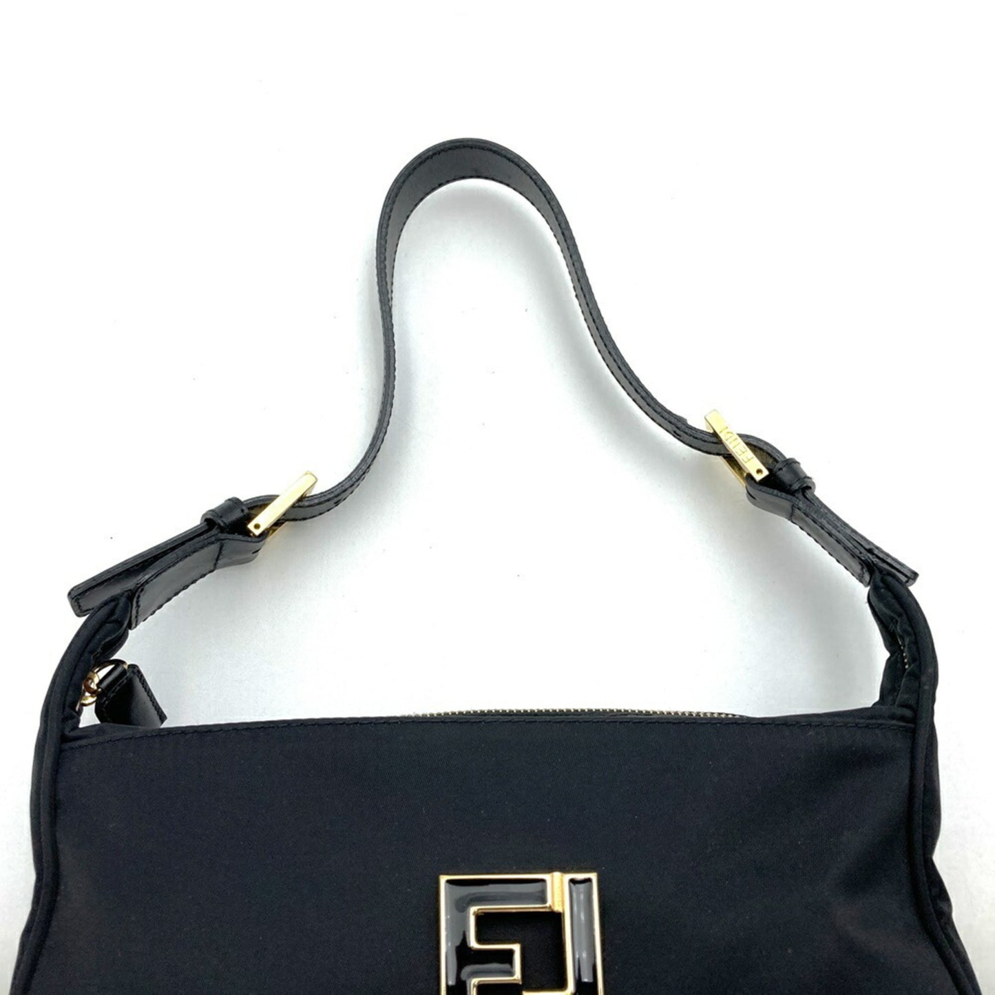 Fendi Nylon Black Shoulder Bags