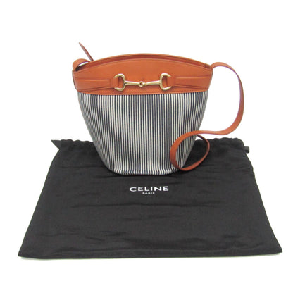 Celine Canvas Brown Shoulder Bags
