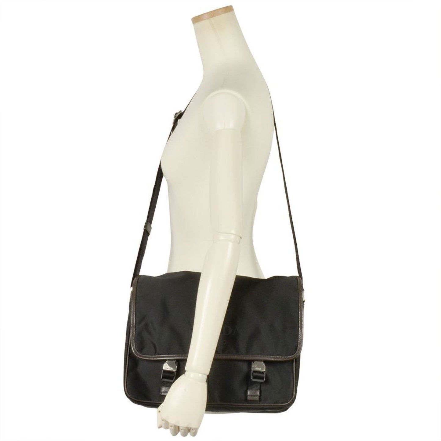 Prada Nylon Black Shoulder Bags