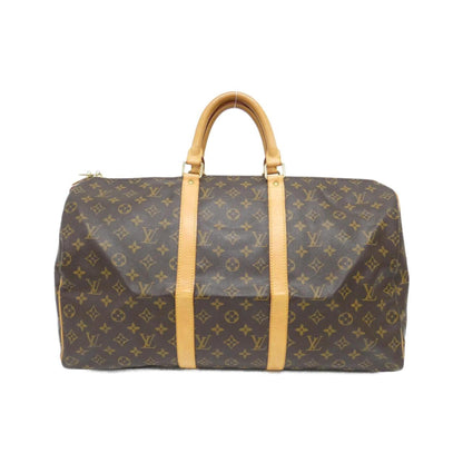 Louis Vuitton Coated Canvas Brown Travel Bags