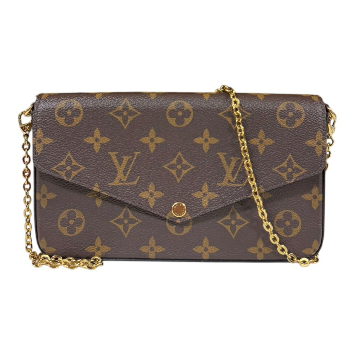 Louis Vuitton Monogram Canvas Brown Shoulder Bags