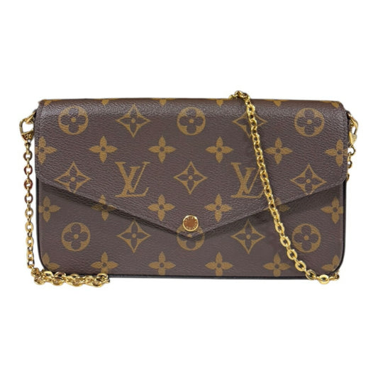 Louis Vuitton Monogram Canvas Brown Shoulder Bags