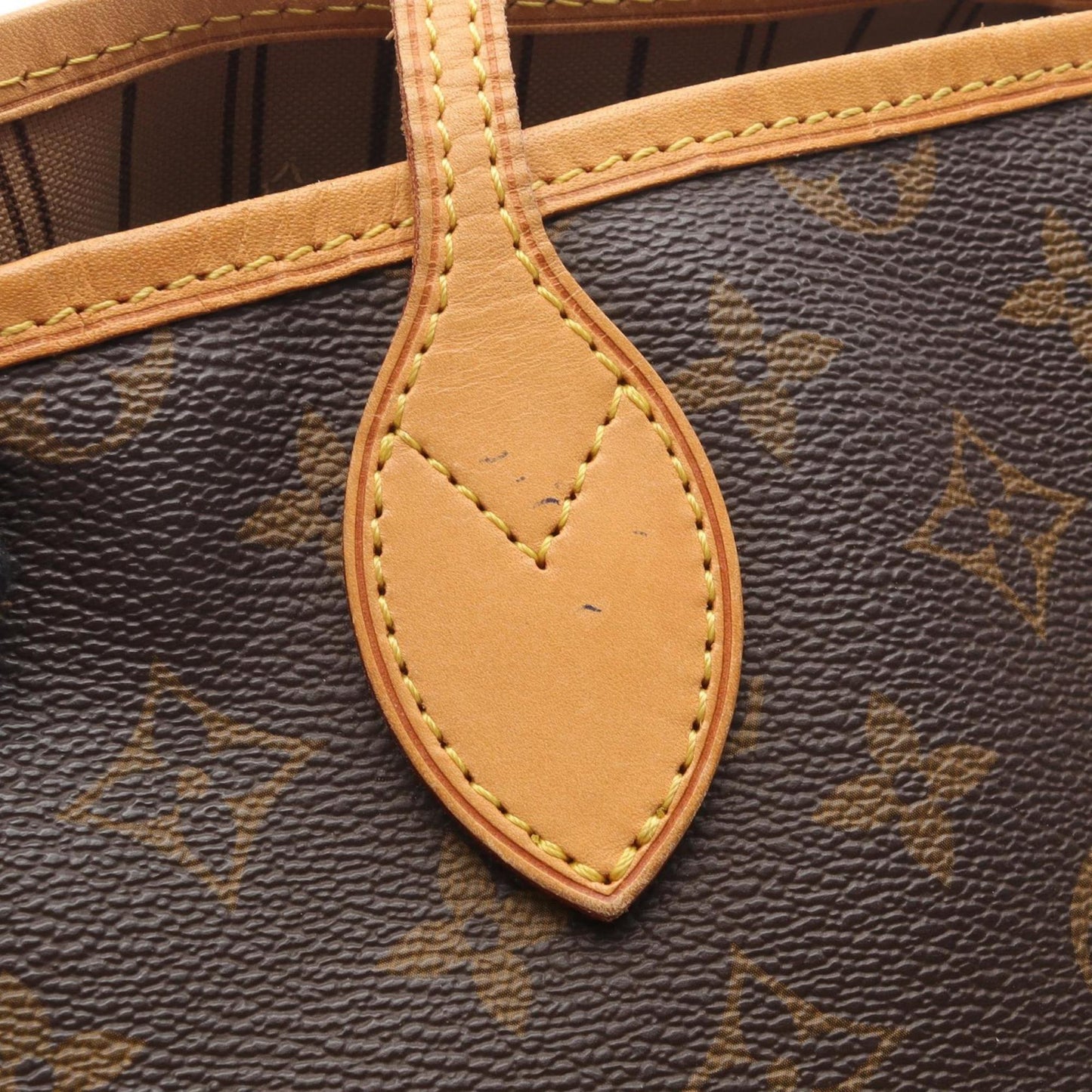 Louis Vuitton Coated Canvas Brown Tote Bags
