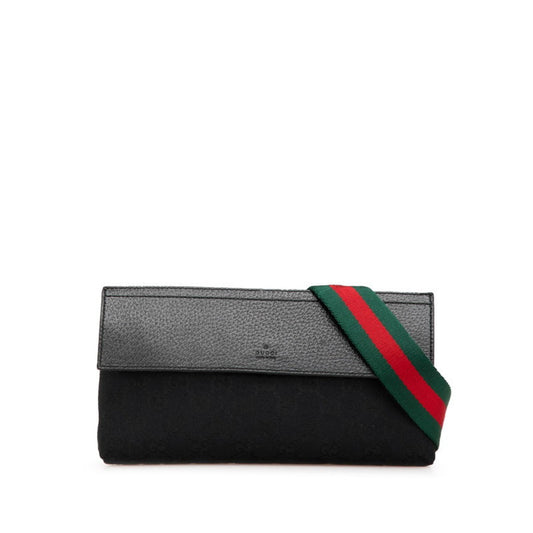 Gucci Canvas Black Crossbody Bags