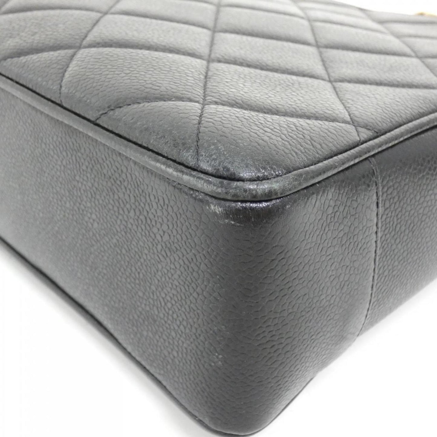 Chanel Calfskin Black Shoulder Bags
