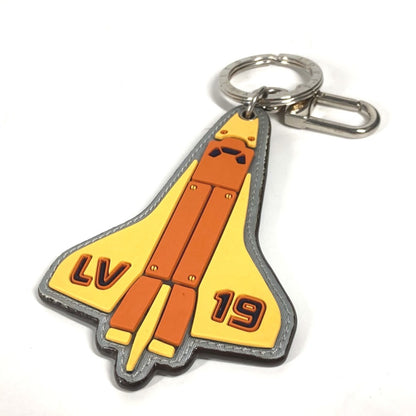 Louis Vuitton Faux Leather Silver Key Rings