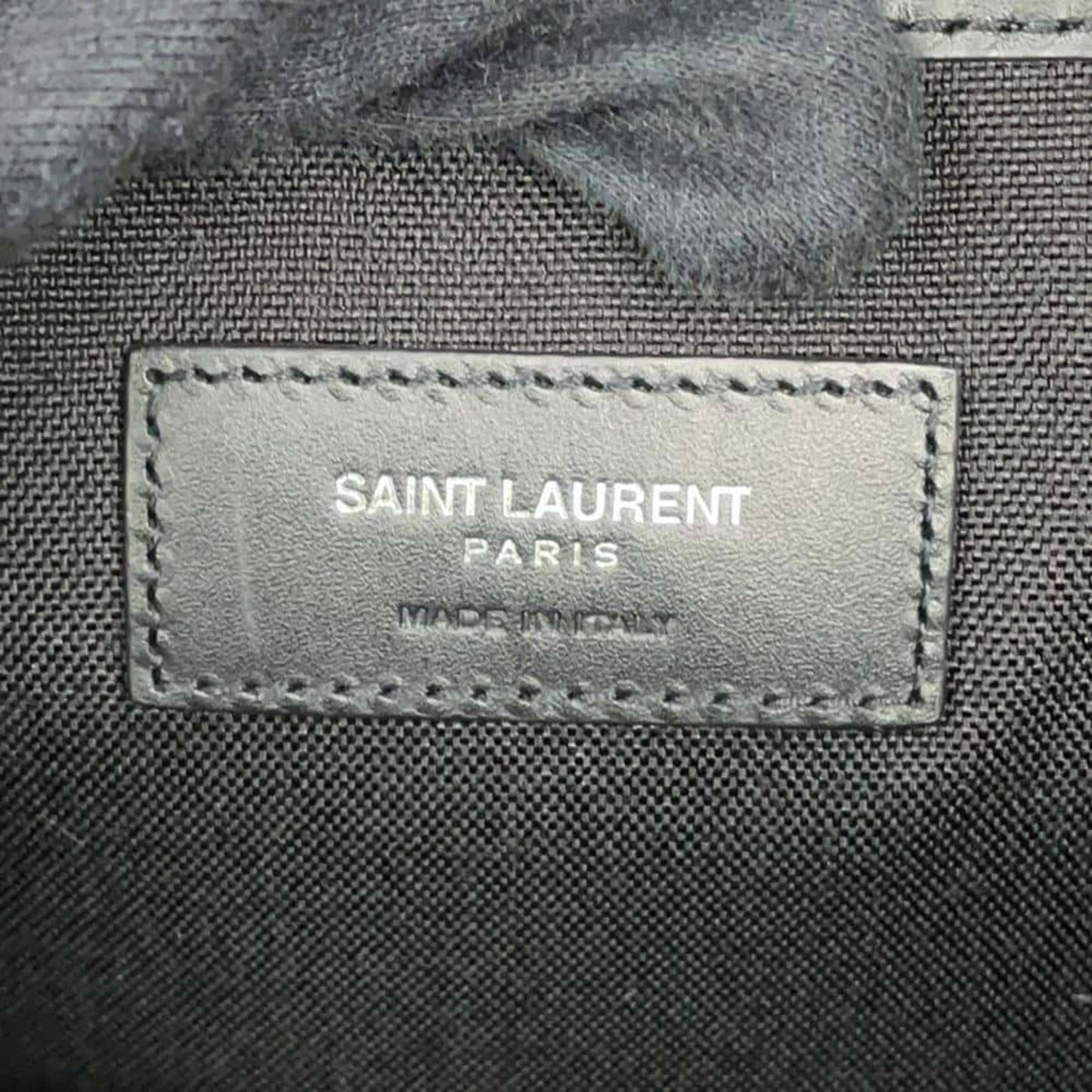 Saint Laurent Canvas Black Backpacks