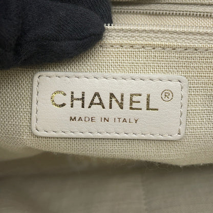 Chanel Canvas White Shoulder Bags
