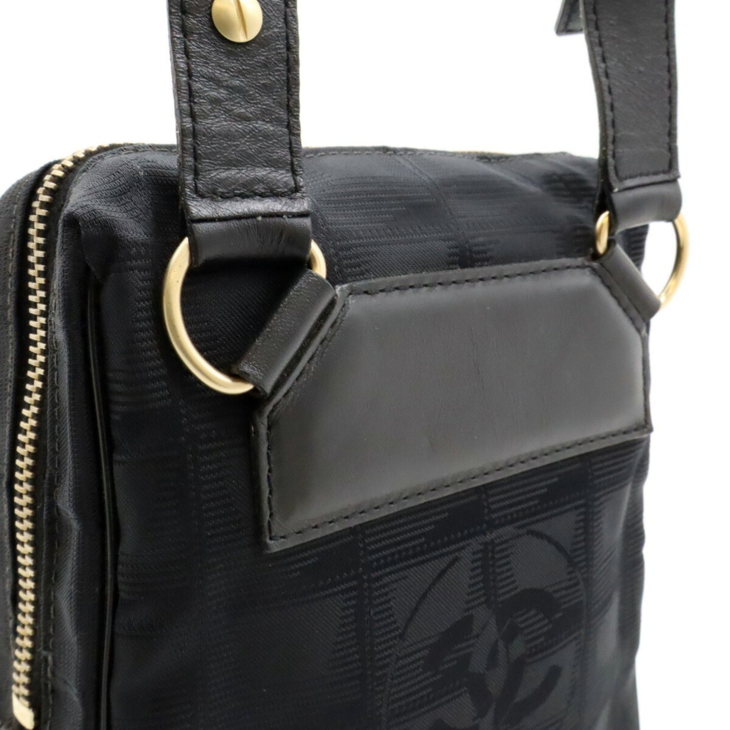 Chanel Nylon Black Shoulder Bags