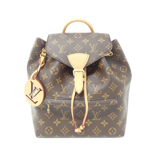 Louis Vuitton Coated Canvas Brown Backpacks