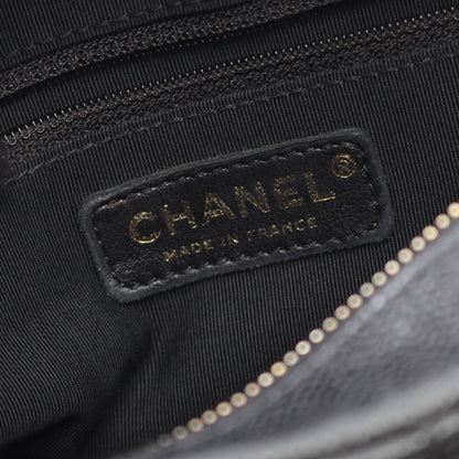 Chanel Calfskin Black Shoulder Bags