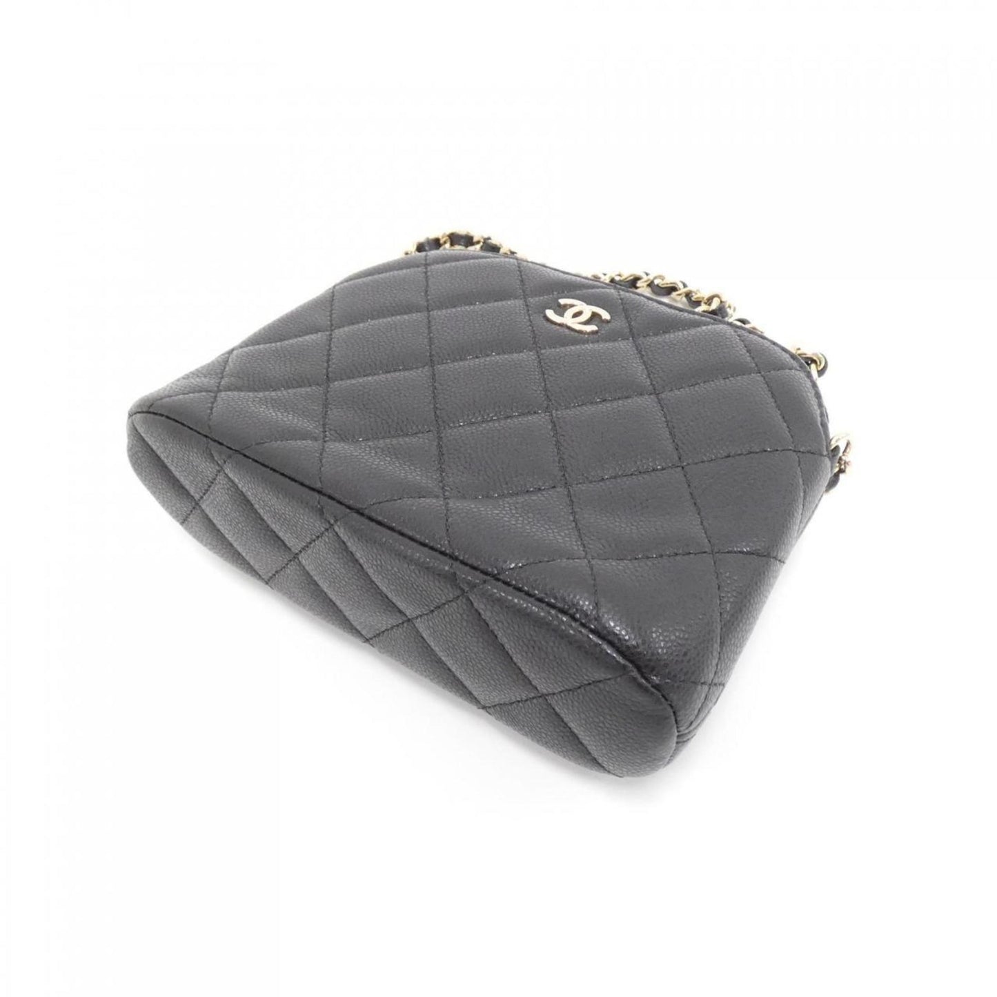Chanel Calfskin Black Shoulder Bags