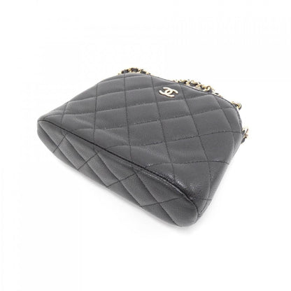 Chanel Calfskin Black Shoulder Bags