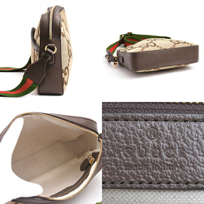 Gucci Canvas Brown Shoulder Bags