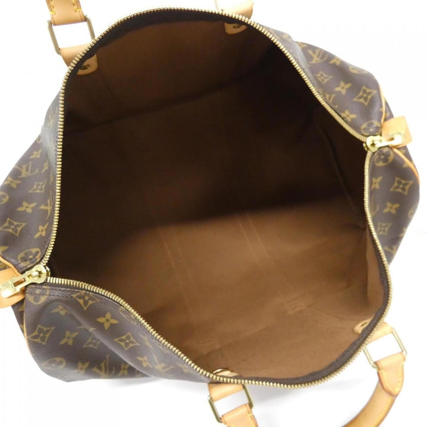 Louis Vuitton Coated Canvas Brown Travel Bags
