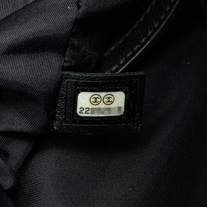 Chanel Nylon Blue Shoulder Bags