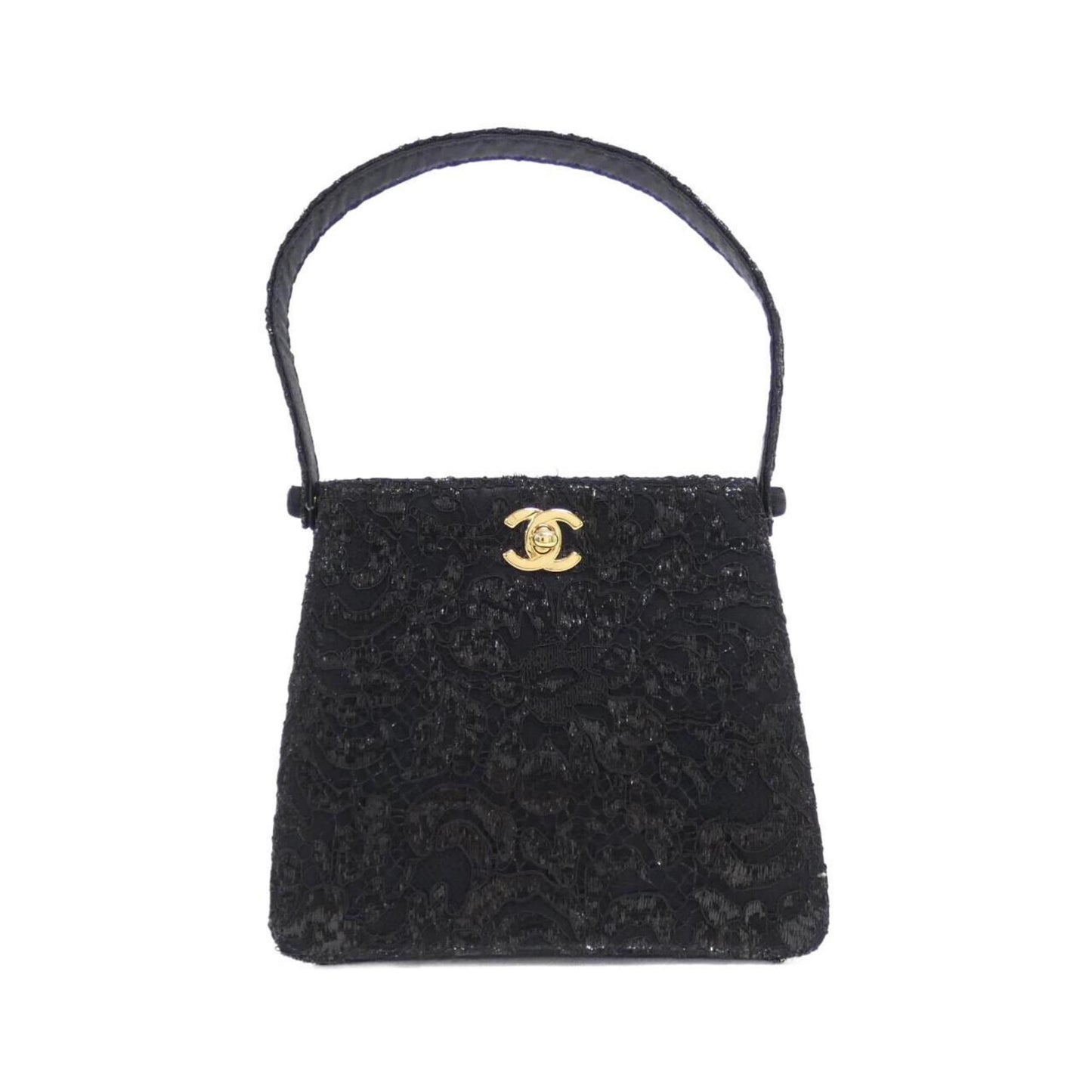 Chanel Satin Black Handbags