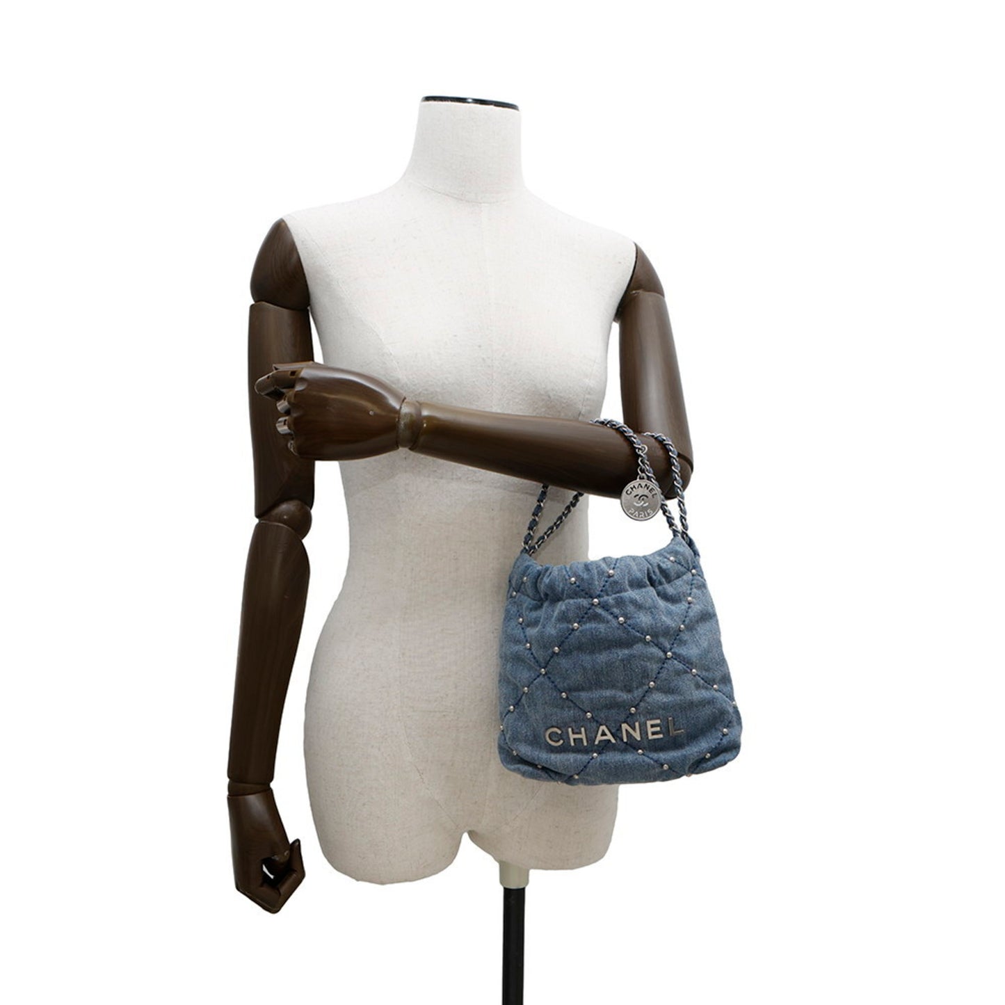 Chanel Denim Blue Handbags