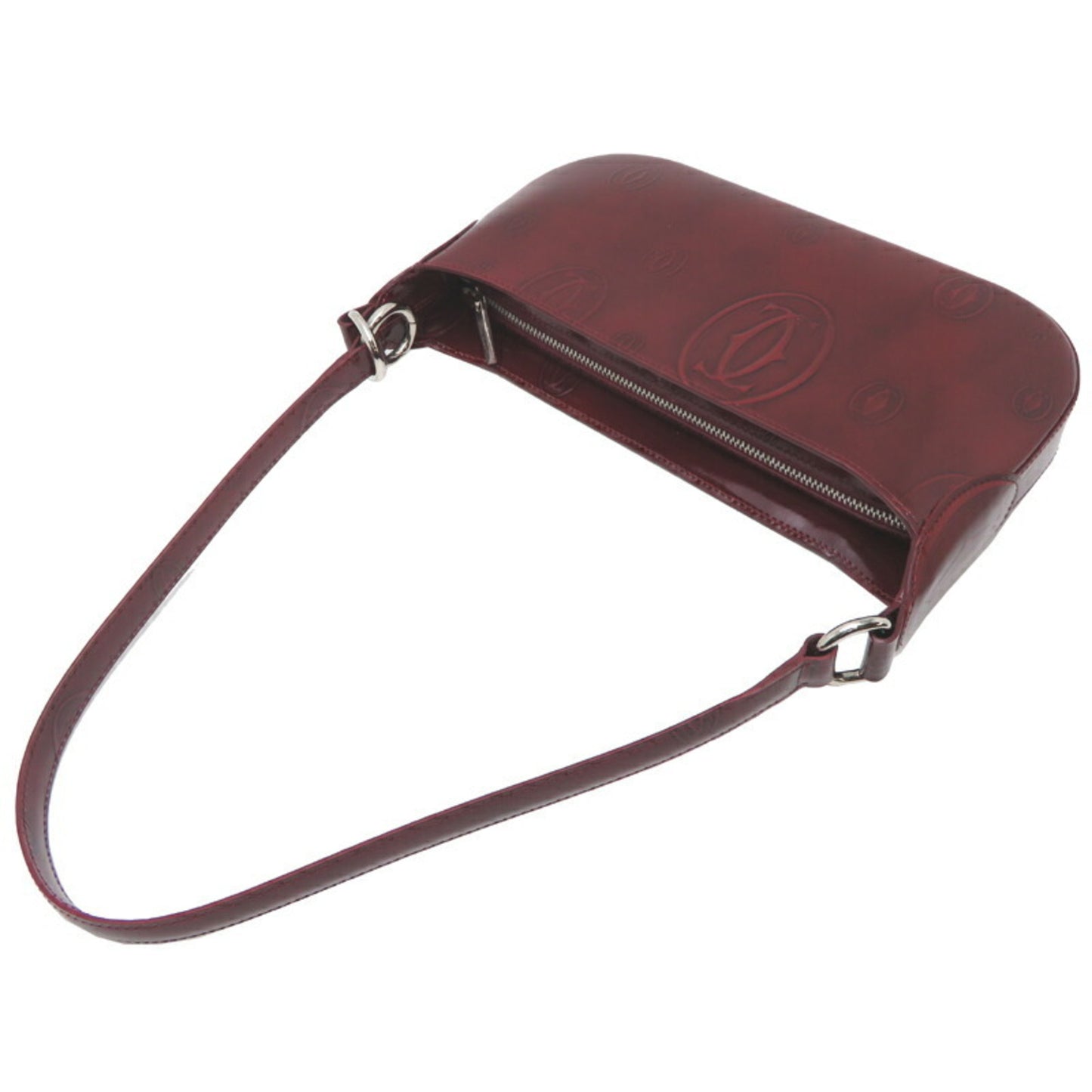 Cartier Patent Red Handbags
