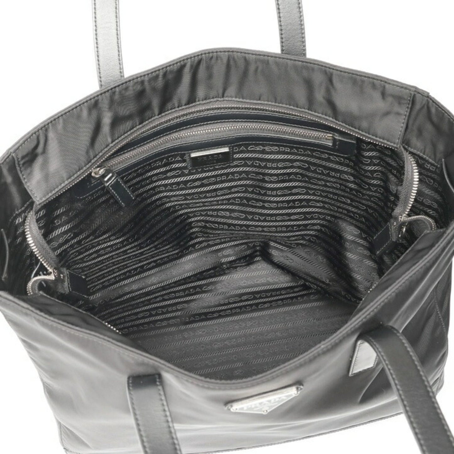 Prada Nylon Black Tote Bags