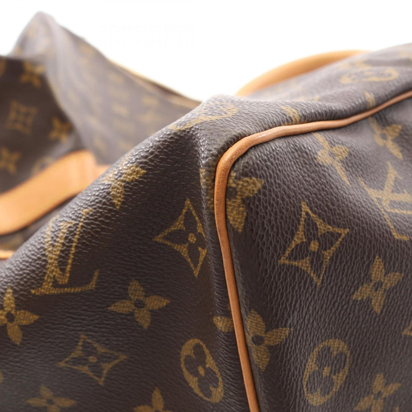 Louis Vuitton Coated Canvas Brown Travel Bags
