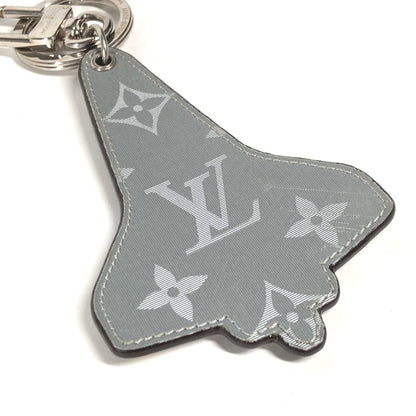 Louis Vuitton Faux Leather Silver Key Rings