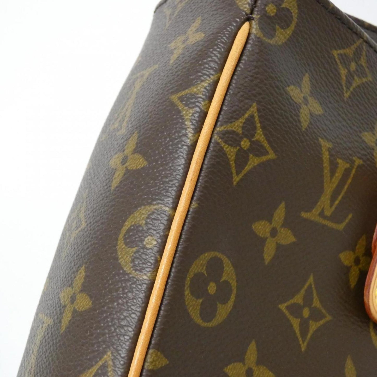 Louis Vuitton Coated Canvas Brown Handbags