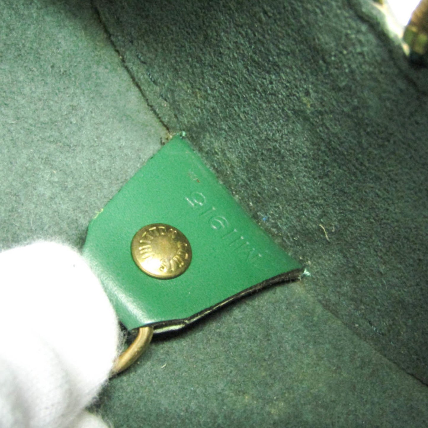 Louis Vuitton Epi Green Handbags