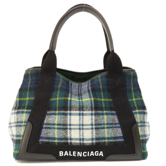 Balenciaga Wool Green Handbags