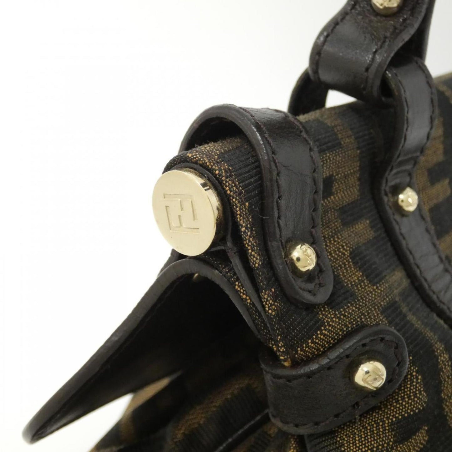 Fendi Canvas Brown Handbags