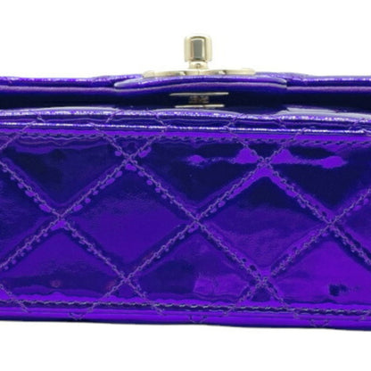Chanel Patent Purple Shoulder Bags